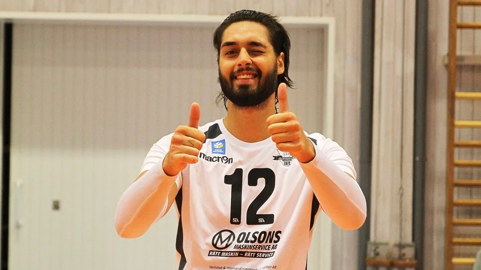 Chris Kalfic var bästa spelaren i Vingåker i bortamötet med Tierp.