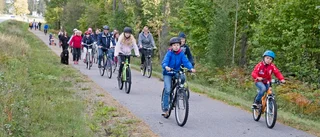 Ortsbor vill ha belyst cykelbana till stan