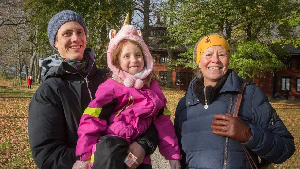 Åke, Rut och Else-Marie Strese.
