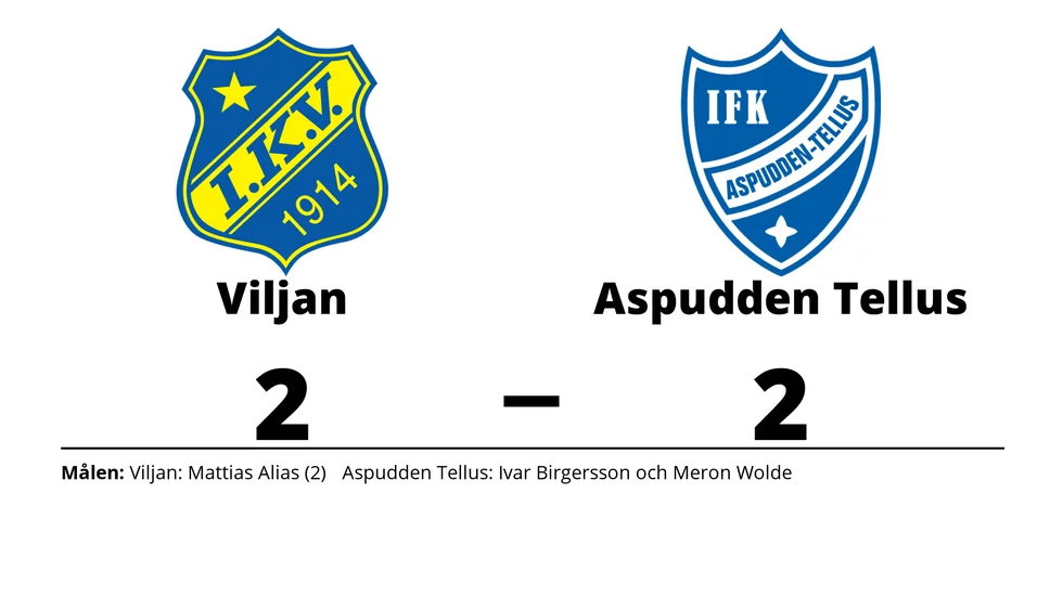 IK Viljan Strängnäs spelade lika mot IFK Aspudden-Tellus