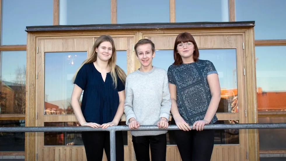 Alida Söderström, Albin Jonsson och Tove Magnusson har sökt till gymnasiet. Alida och Albin vill gå ekonomiprogrammet och Tove har sökt till samhällsprogrammet. "Först var det svårt att välja", tycker Alida. Men Albin håller inte med. "Jag var säker direkt", säger han.