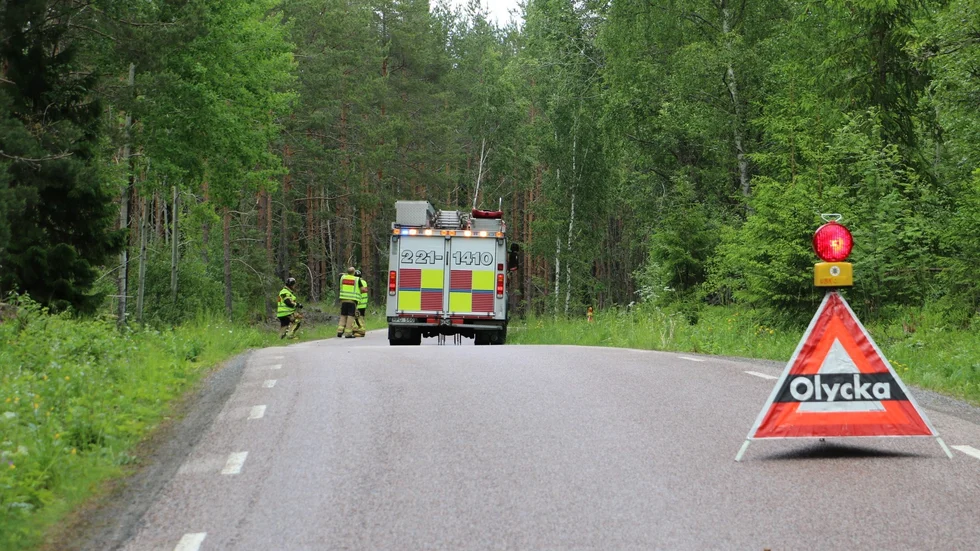 Räddninstjänsten har varit på platsen. 