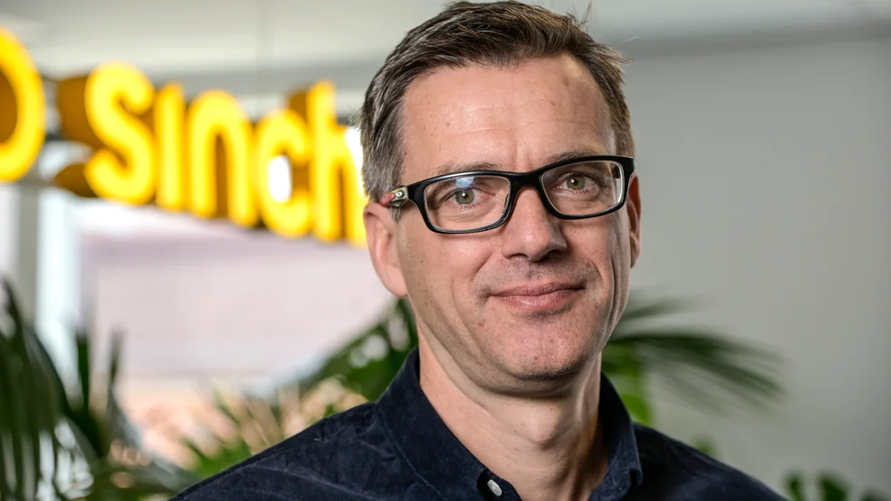 Oscar Werner, vd på molntjänstbolaget Sinch, avgår. Arkivbild.
