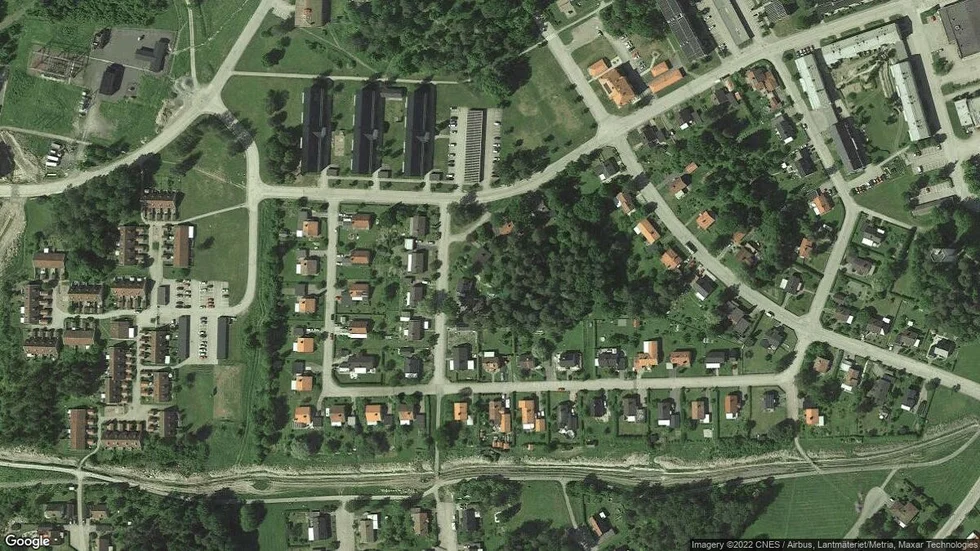 Området kring Tvärgatan 1