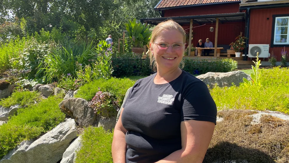 Eva Gustavsson kanske öppnar upp sin gård fler gånger för allmänheten under trädgårdsdagen. 