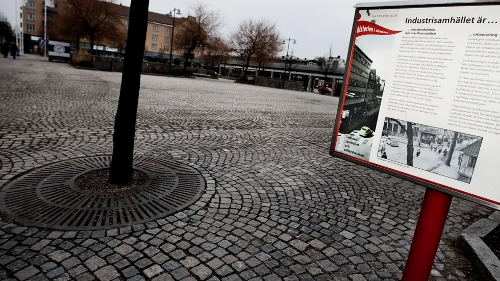 Stortorget i Katrineholm är en het fråga i politiken.