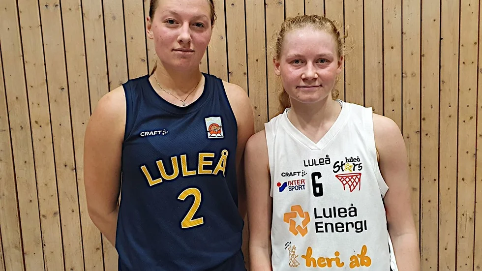Två av de poängstarkaste i derbyt mellan RIG Luleå och Luleå Stars var Meja Jägerskog, RIG Luleå, och Maja Erlandsson, Luleå Stars.