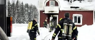 Skumexplosion orsakade brand
