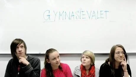 VÄLJER FÖR FRAMTIDEN. William Nilenstrand, Liv Kåreborn, Stina von Heijne och Angelica Ståhlbrösth funderar redan över livet efter gymnasiet.