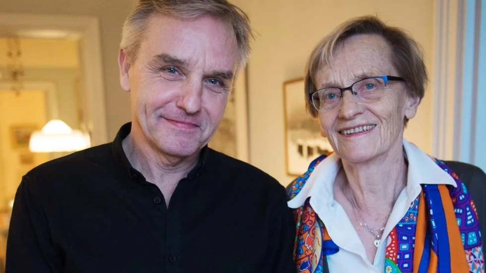 Intervjuer. Jens Andersen har gjort många intervjuer med Karin Nyman, Astrid Lindgrens dotter, under arbetet med boken.