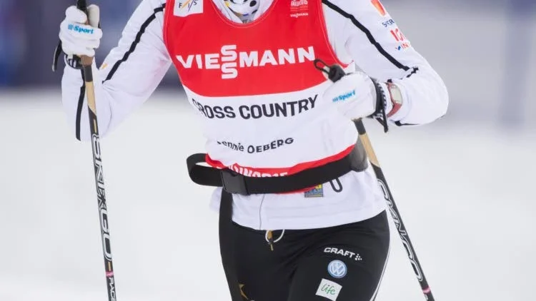 Elva. Jennie Öberg slutade på elfte plats i den totala sprintcupen.
