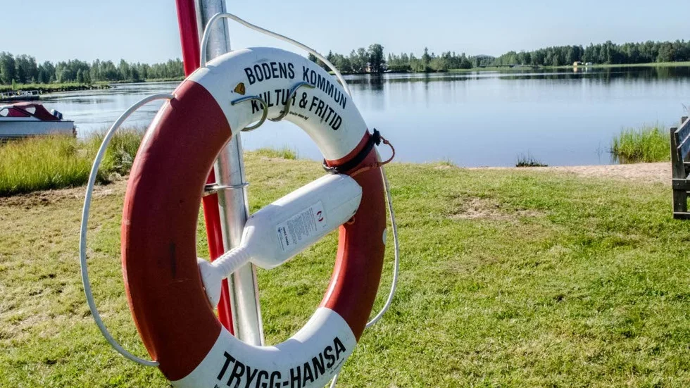 Badläge igen. Bodens kommun avråder inte längre från bad i Svartbjörnsbyn.