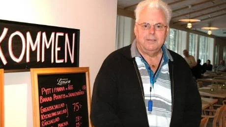 TILLFÄLLIG GÄST. Om två veckor flyttar Mårten Melin tillbaka till sina nyrenoverade lokaler.
