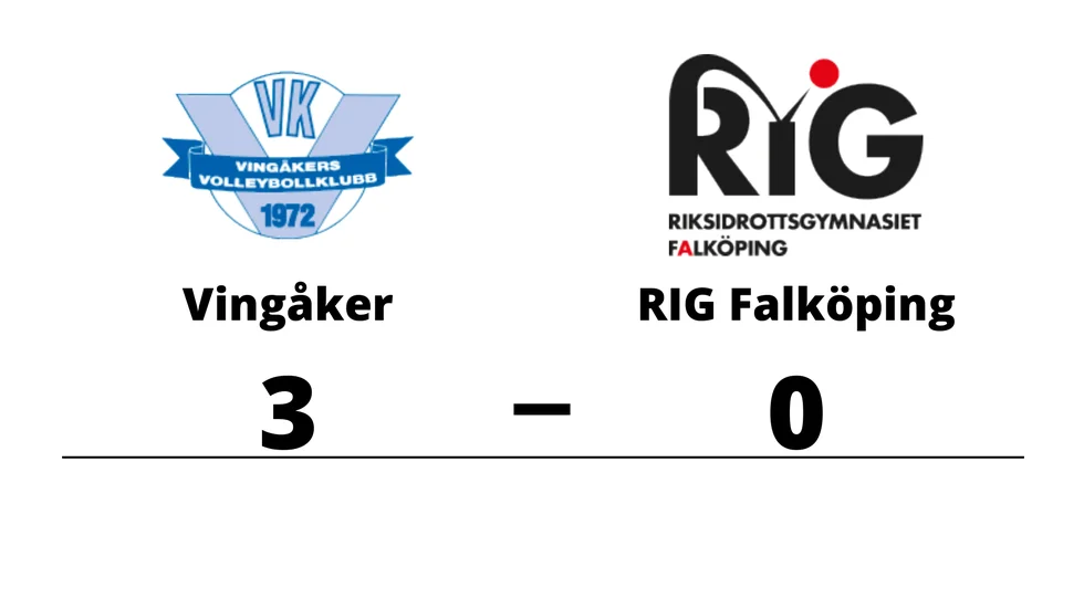 Vingåker vann mot RIG Falköping