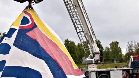 Mimmikåtan pryder åter Torget i Arjeplog.