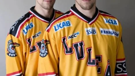 De kanadensiska tvillingarna Chris, till vänster, och Cam Abbot skrev på ett tvåårskontrakt med Luleå.