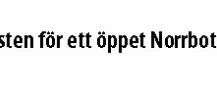Ett Norrbotten för alla