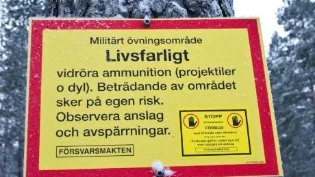 KLARA DIREKTIV. Ingen behöver tvivla på att det finns skjutfält i Bodens närhet.