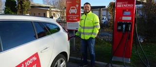 Snabbladdare för elbilar på plats