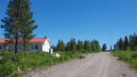 Här ska Jan Marklund och Susanne Nygrens hotell byggas. Alldeles intill Hotell Silverhatten (till höger i bild).