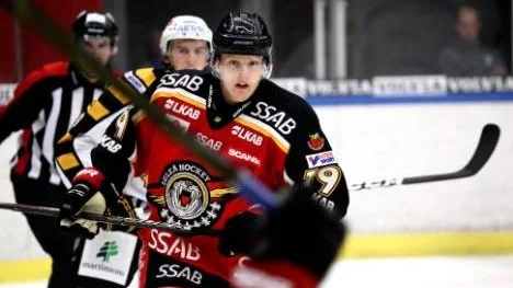 Daniel Mannberg en av Luleås målskyttar.