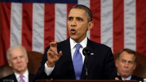 I sitt tal till nationen kritiserade Barack Obama Nordkoreas kärnvapensprängning, men koncentrerade sig i övrigt mest på inrikespolitiken.