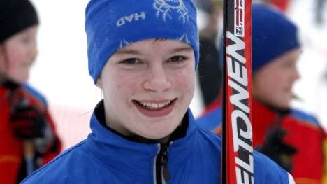 Sofia Henriksson, Storfors, SK, gjorde det igen. Ifjol tog hon guld i ungdoms-SM, och igår var hon en minut och elva sekunder före tvåan i D 16. Snacka om utklassning. (Arkivbild).