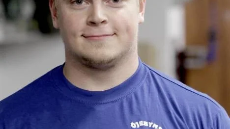 Viktor Renberg, Öjeby AK, siktade guld och visst blev det seger i junior-SM. (Arkivbild)