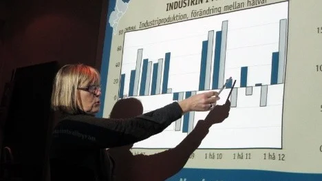 Företagsanalytiker Birgitta Cajander, konstaterar att Norrlandsfondens konjunkturbarometer för nästa år, visar på fortsatt positiv trend för Norrbotten.