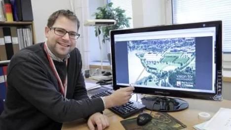 "Tyrens konsultbyrå har tagit fram en vision om hur Noliaområdet ska förnyas och bli ett mer sammanhållet område", säger Piteå kommuns planarkitekt Florian Steiner.