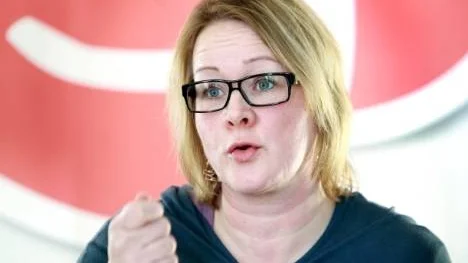 "Från LO-distriktet i Norrbotten ser vi fram emot att tillsammans med nya landshövdingen", säger Maria Stenberg, ordförande (Arkivbild).
