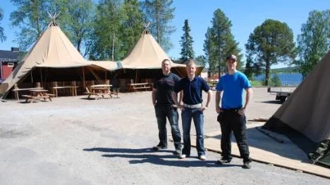 Nästan bara folket som fattas. Patrik Karlberg, Johan Sadelius och Joakim Armgren tycker sig ligga bra i fas med årets Silveryra.
