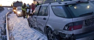 Halkolycka norr om Jävre