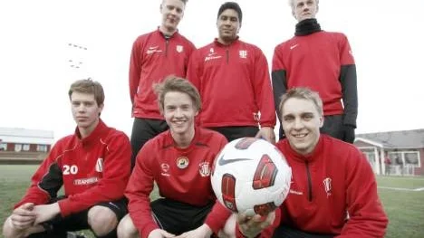 Nya spelare i Piteå inför säsongen. Övre raden från vänster: William Olausson, Hamdi Layouni, Pontus                                          Lundström.  Nedre raden: Erik Sundberg, Anton From, Leo Österberg.