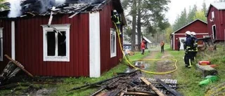 Eld i ugnen och i stugan