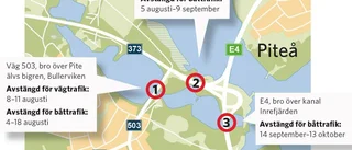Broar i Bergsviken rustas upp