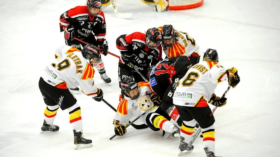 Munksund/Skuthamn vann den första kvartsfinalen mot Brynäs hemma i LF Arena.