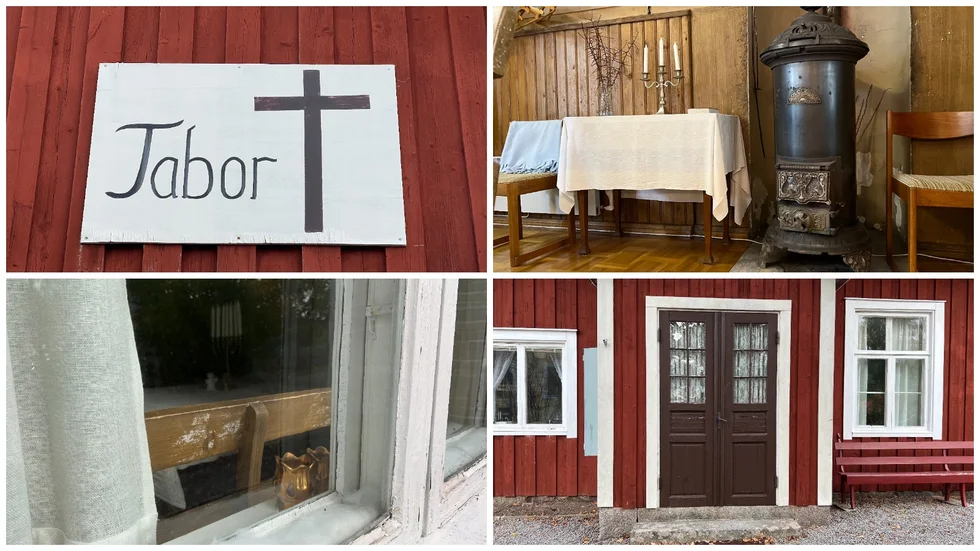 I över hundra år har huset på Grönedegatans topp varit ett andligt hem för många. Nu ska det säljas. Där finns kyrkosalen, med predikstol och kyrkbänkar, och den gamla kaminen har det eldats mycket i under åren.