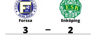 Förlust med 2-3 för Enköping mot Forssa