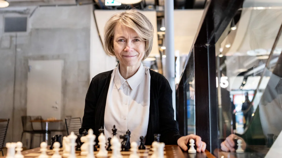 Kuusilakis stolthet Pia Cramling, stormästare i schack.
