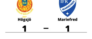 En poäng för Mariefred borta mot Högsjö