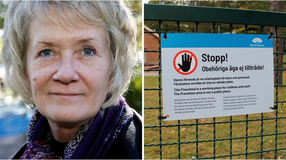 På grund av problem på flera av kommunens förskolegårdar har ett förbud nu införts på några av dem, vilket säger att det är förbjudet att befinna sig på gårdarna utanför ordinarie öppettider.