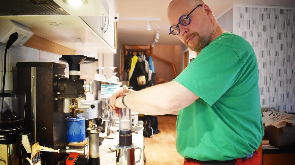 Anders Hedström vann under förra veckan ett fint pris på den svenska Kaffeveckan i Göteborg.