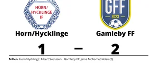 Gamleby FF:s Jama Mohamed Adan sänkte Horn/Hycklinge