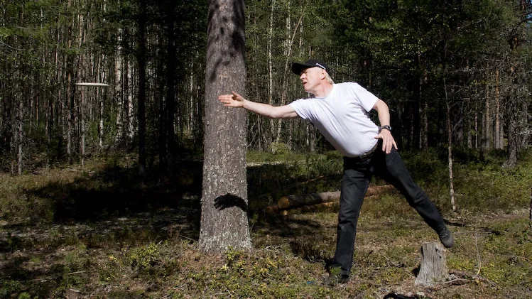 Leif Pettersson var en av de som grundade Luleå Discgolfförening, och var en viktig del i arbetet med banan "Serpent Hill", på Ormberget.