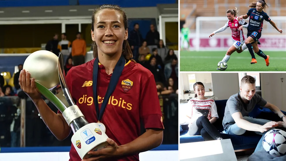 Elin Landström vänder hem efter en tid i Italien som gav många erfarenheter och även titlar med Roma. Nu väntar spel i IFK Norrköping. 