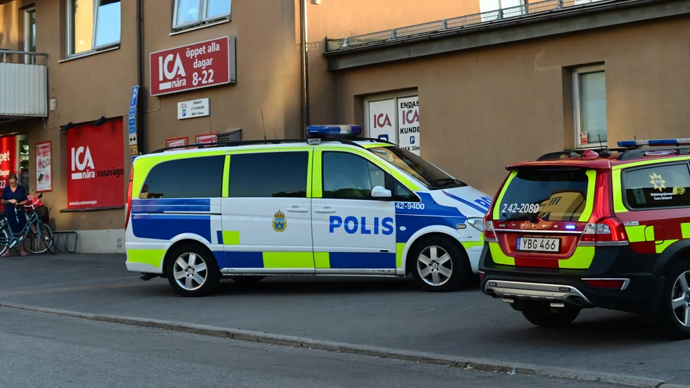 En singelolycka inträffade på Vasavägen i Linköping på söndagen.