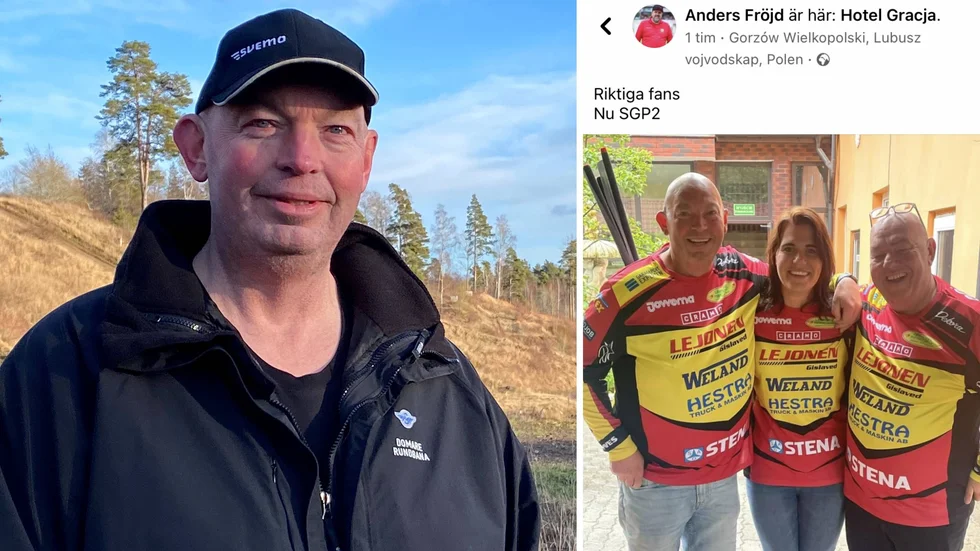 Domaren Björn Yngve medger att bilden som delades i sociala medier, där han poserade iförd en Lejonen-tröja, blev fel.