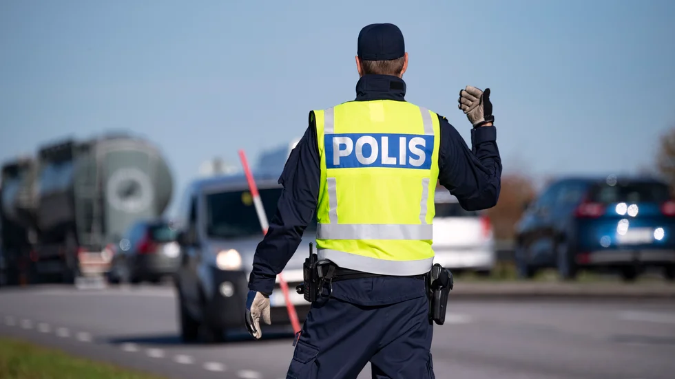 Bilen som bröderna färdades i stoppades utanför Linköping där de båda också greps. Arkivbild.