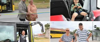 Invigning av den nya kollektivtrafiken: "Ska bli jättespännande"